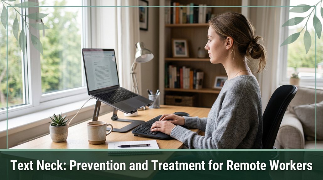 preventing text neck symptoms