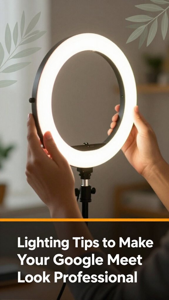 Google Meet Setup: Camera, Lighting, and Audio Tips 1 professional google meet lighting tips