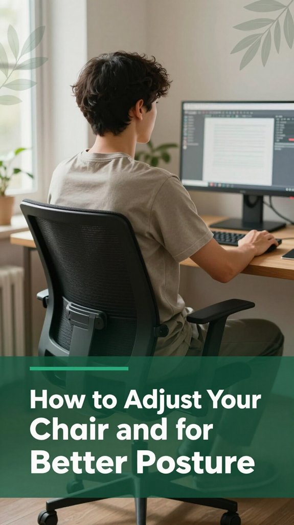 proper chair and desk adjustment