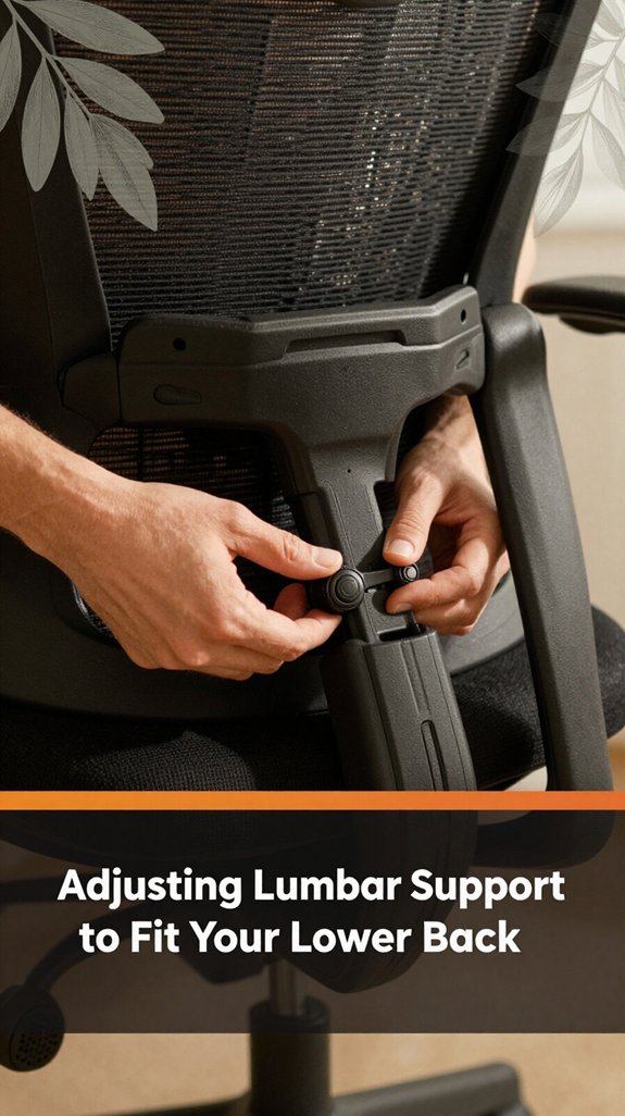 proper lumbar support adjustment