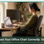 proper office chair adjustment