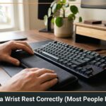 proper wrist rest positioning