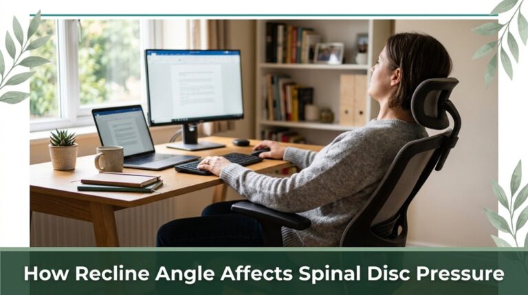 recline angle impacts disc pressure