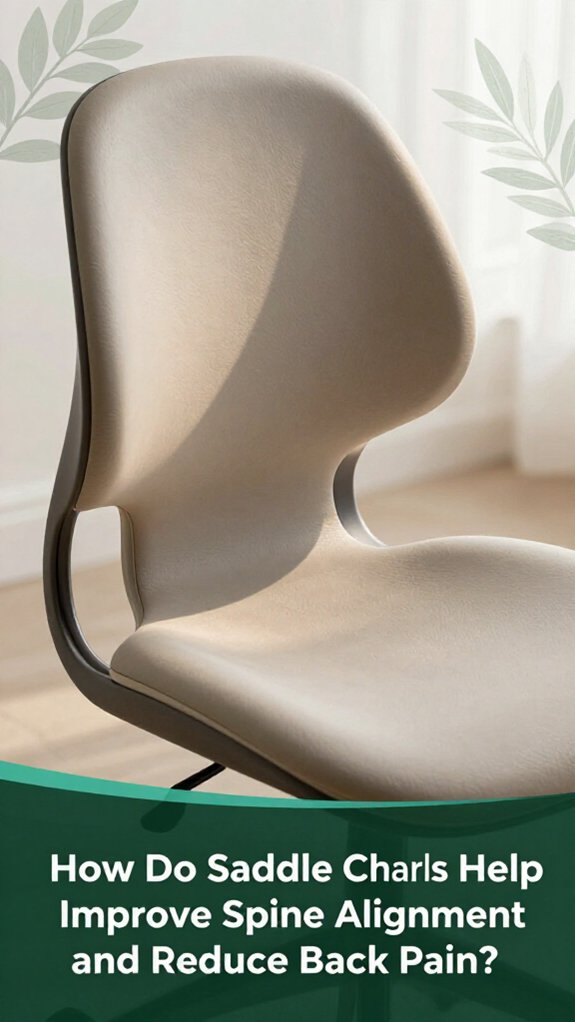 saddle chairs promote spinal health