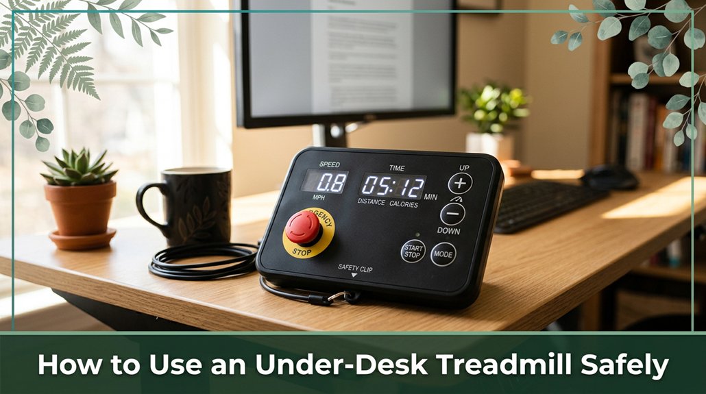 safe under desk treadmill use