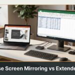 screen mirroring vs extended display