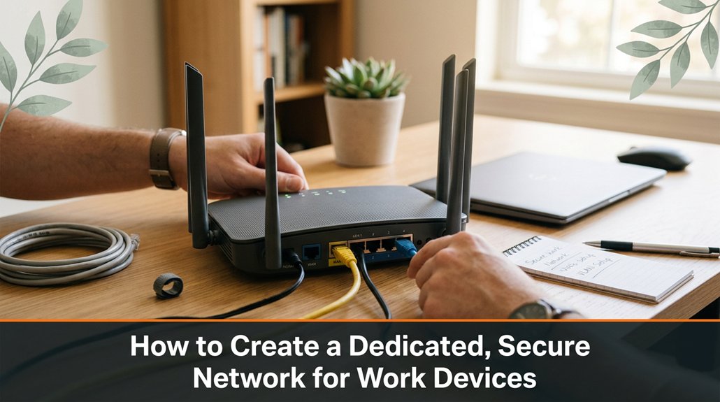 secure work device network