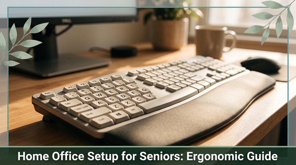 senior ergonomic home office