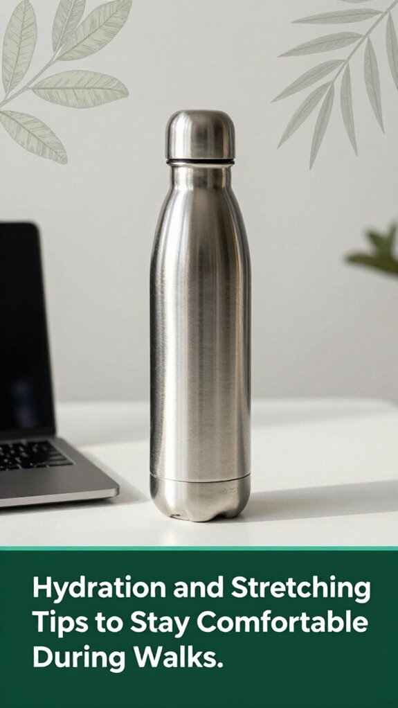 How to Use an Under Desk Treadmill Safely 2 stay hydrated while walking