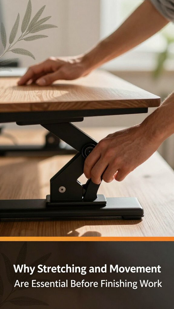 End of Day Ergonomic Desk Routine 1 stretch move prevent pain