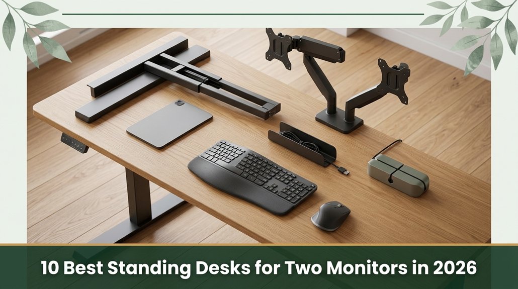 top dual monitor standing desks