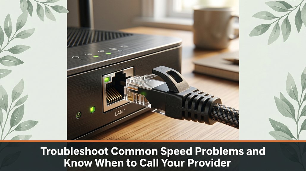 troubleshoot internet speed issues
