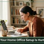 unhealthy home office setup