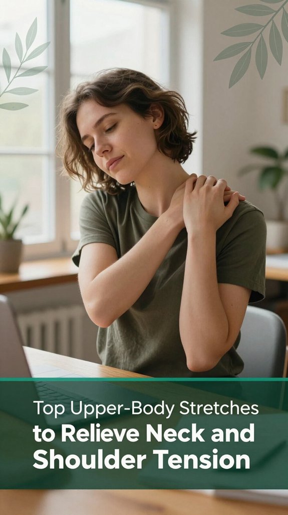 Desk Stretches You Can Do Every 30 Minutes 1 upper body tension relief stretches