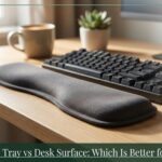 wrist comfort keyboard tray