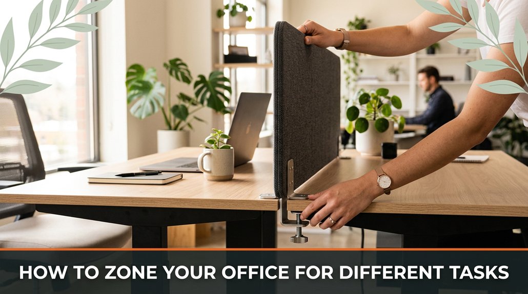 30 Real Home Office Setups Worth Stealing Ideas From Right Now 6 zoning for productive workspace